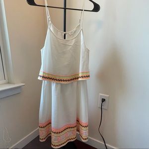 Cute colorful strap dress!